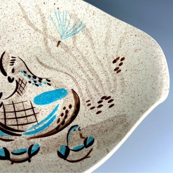 Vintage Red Wing Pottery Quail Dish - Picture 4 of 7